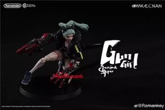 Romankey Studio Cyberpunk Rebecca 1/12 PVC Action Figure W/ 2 Bodies Deluxe Ver.