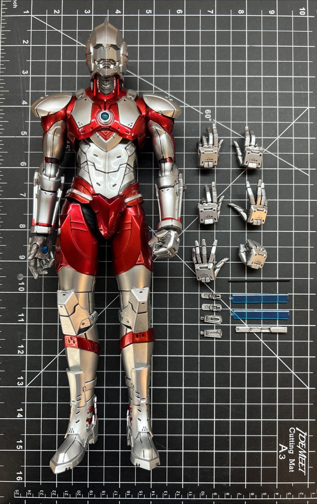 Threezero Ultra Man (Anime Suit) Complete 1/6 Scale Figzero Action Figure