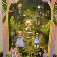 Mattel Wicked Oz Story Set Boxed Figures Dorothy Tin Man Scarecrow Glinda 4+