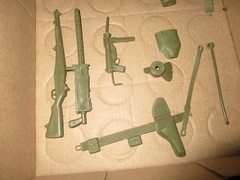 Marx Stony Stonewall Smith Army Action Figure Tent Body Parts Accessories