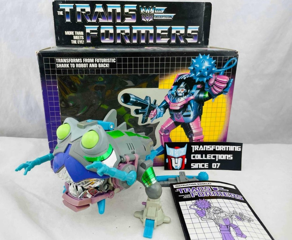 Transformers Original G1 1986 Gnaw Complete w/ Box