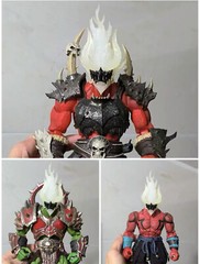 Only Head Painting Memory Toys Fit Bloody Hands Morlock 8 in NO Figure
