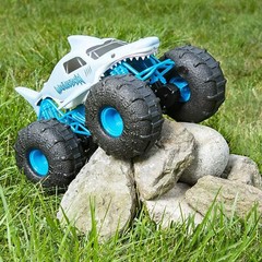 Monster Jam Megalodon Remote Control Truck 1:15 RC Car Drives on Water Toy Shark