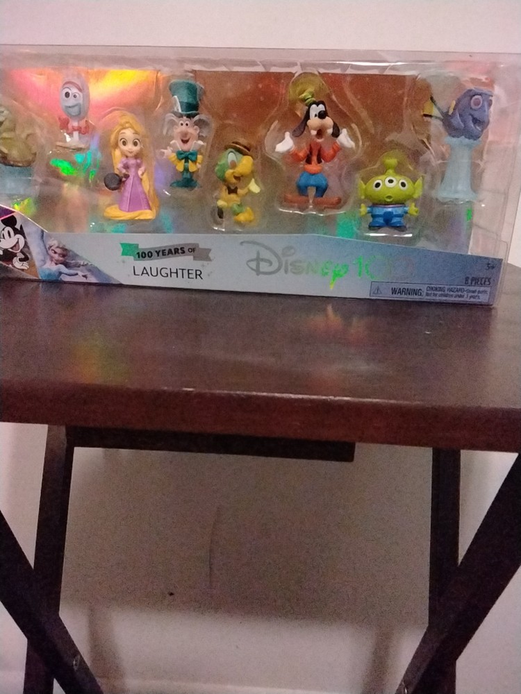 NEW Disney 100 Years Of Laughter 8 Figure Set Toy Limited Edition Collection