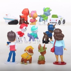 Paw Patrol Set of 12 Different PVC Cake Toppers Mini Figures Set 1