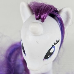 My Little Pony G4 Rarity Brushable Figure 3″ w/ Accessories & Pet Bird