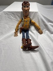 Toy Story Woody Doll 16″ Talking Pull String TESTED WORKING