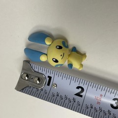 Vintage Pokemon Minun Bobblehead Mini Figure Yujin Gashapon Capsule Toy Nintendo