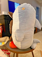 Pop Mart Labubu Shark Pillow Popland Beijing Exclusive HTF Brand New