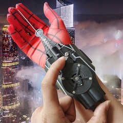 Spider Web Shooter 8ft USB Real Web Slinger and Launcher Toy for Superhero Fans