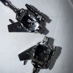 1984 Hasbro G1 Transformers G1 Rumble chrome silver Weapon Gun MINT Part Set