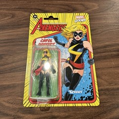 Marvel Legends Retro 3.75” Lot Of 4 Hulk Carol Danvers Vision Captain America