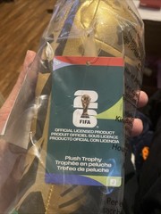 Official 2026 FIFA World Cup 26 10Inch Soft Plush Toy Trophy US SELLER