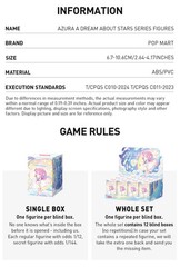 POP MART Azura A Dream About Stars Series – Single Blind Box – Sealed