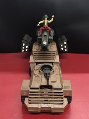 GI Joe 1988 100% Complete Mean Dog Vehicle W/ Figure, Card, Blue Print Manual!