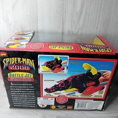 SPIDERMAN 2000 BATTLE JET TOY BIZ NEW IN OPENED BOX – RARE RETRO VINTAGE TOY