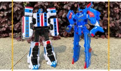 Tobot V Galaxy Detectives 15″ Master V Ultimate Figure Vehicle Combiner Robot