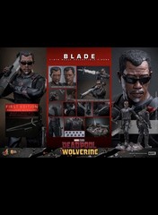 Hot Toys Marvel Deadpool & Wolverine Blade MMS791 1/6 Sideshow Exclusive Snipes