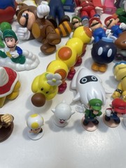 Nintendo Mario Figure Lot Of 51 Random Figures And Other Collectibles