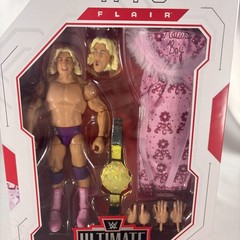 New/Sealed Ric Flair Ultimate Edition WWE 2021 Figure purple pink big gold robe