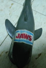 Chemtoy Official JAWS Shark w/sticker 1975 70s vintage Jaws movie