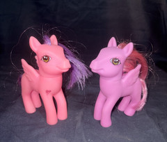 MY Little pony star song and star dreams 4.5 pink and purple pony lot of 2