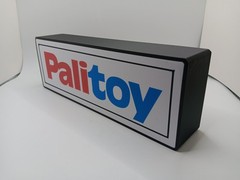 Retro Palitoy logo lightbox sign for Star Wars / GI Joe collection display
