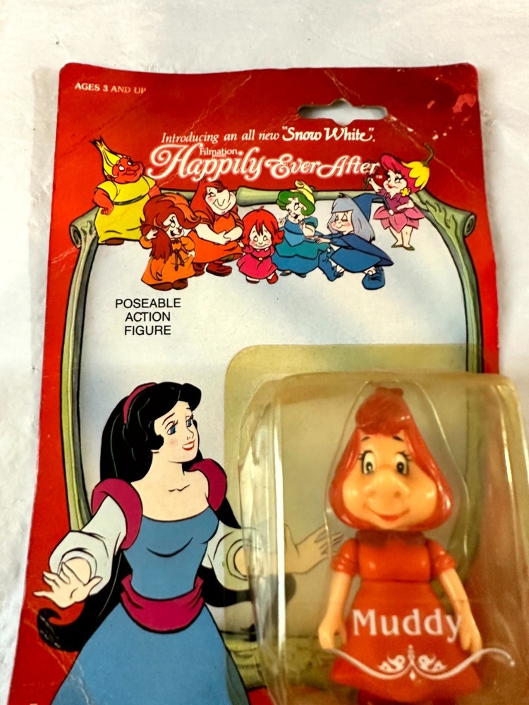 Vintage 1990 Filmation Happily Ever After Muddy Poseable Action Figure Toy
