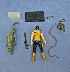 GI Joe Croc Master Figure 2008 Cobra Reptile Trainer 25th