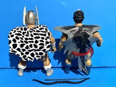 1982 Remco Figure Lot Warlord Mikola Deimos Hercules Rare Includes Clothing Belt