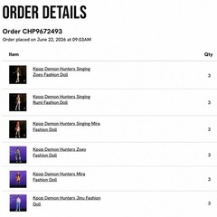 KPop Demon Hunters Singing Mira Fashion Doll Mattel Creations NRFB