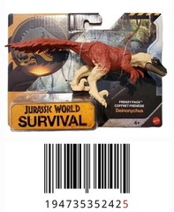 Jurassic World Survival Frenzy Pack Deinonychus Dinosaur Figure JKL61 🆕