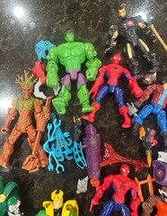 HUGE LOT Marvel Super Hero Mashers -Spiderman, Doc Ock, Groot, Hulk, Loki + more
