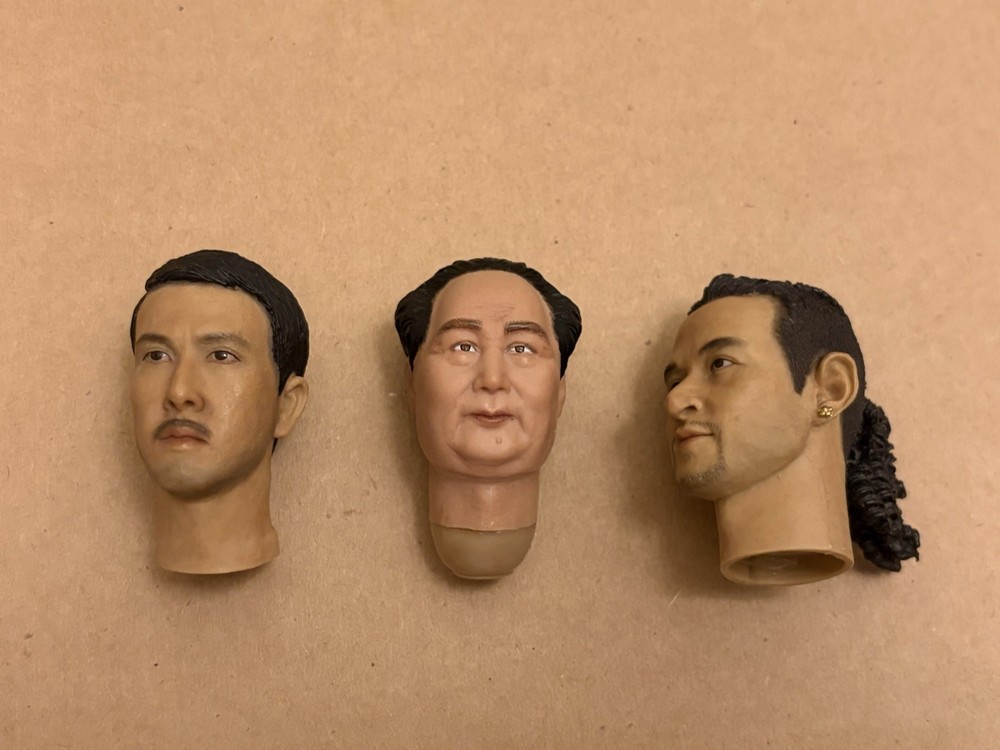 *PICK 1* 1/6 12″ Jacky Cheung Donnie Yen China Chairman Mao Asian Head Of Figure