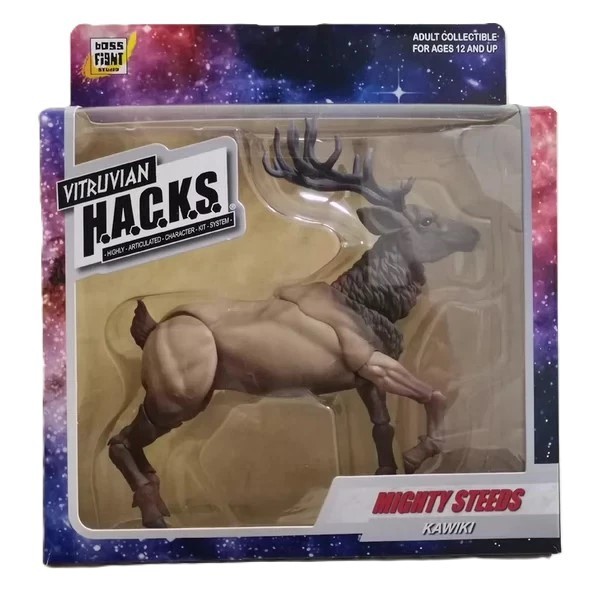 Vitruvian H.A.C.K.S. Mighty Steeds Kawiki Elk Action Figure Boss Fight Studio