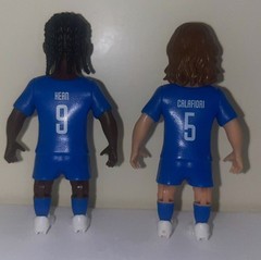 Italy Moise Kean & Riccardo Calafiori Supergoal Soccer Action Figures Italia