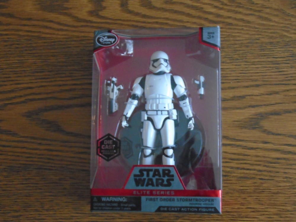 Star Wars Elite Series First Order Stormtrooper Die Cast Figure Mint Everything!