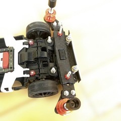 Tamiya Mini 4WD MS Flex Dual Ridge Hyper Dash PRO Motor Carbon Finished