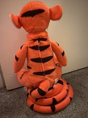 Vintage Fisher-Price Disney, 2005 Turbo Tail Tigger, Bounces,Sings & Talks,WORKS