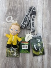 Lot of 2 Breaking Bad Collectibles Mezco Plush Clip Lanyard ID Holder