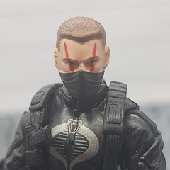 GI Joe ROC 25th Dollar General Black Cobra Trooper Flint Custom Kitbash Lot .
