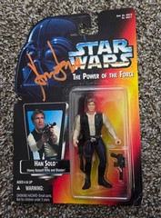 HARRISON FORD – Kenner Han Solo Star Wars TPOTF signed figure autograph Beckett