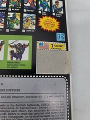 *READ* *CUT CARD* 1991 G.I. Joe Destro Enemy Weapons Supplier + Launcher Sealed