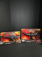Lot Of 2 Mattel Jurassic World Ultimate Damage Indoraptor & Scorpios Rex