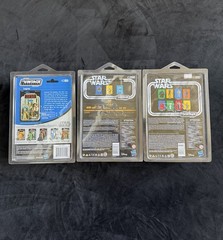 Hasbro Star Wars TVC ROTJ Logray, Paploo & Teebo In Star Cases New & Sealed!