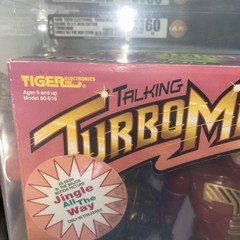 1996 Vintage Talking Turbo Man Jingle All The Way Action Figure AFA Graded