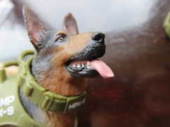Hasbro GI JOE CLASSIFIED #157 Law & Order DOG w/Vest Head 6″ CUSTOM FODDER Parts