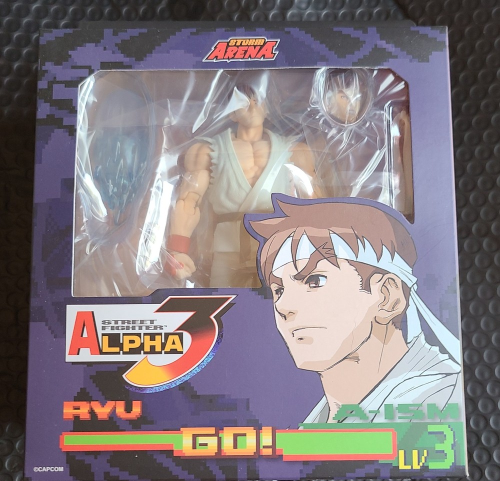 Storm Arena Street Fighter Alpha 3 1/12 Ryu Player 1 White Figure