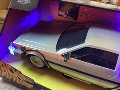 Hollywood Rides: Back to the Future DeLorean Time Machine RC (R/C) 1:16 Car 🆕