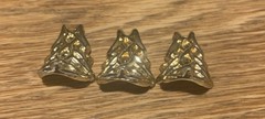 Vintage and Authentic TMNT Shogun Shoate Gold Armor Plates Very Rare Variation!